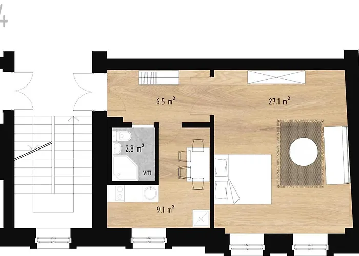 Apartament Cozy Storie's Ap, 47,2sqm, Renovated 2020, Free Parking